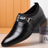 Elegant Slip-On Brogue Dress Shoes for Men - Formal Wedding Office Loafers